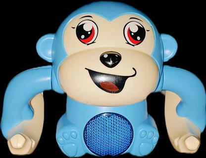 Cute Blue Monkey Musical Toy for Kids