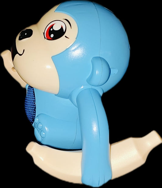 Cute Blue Monkey Musical Toy for Kids