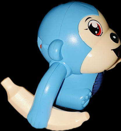 Cute Blue Monkey Musical Toy for Kids